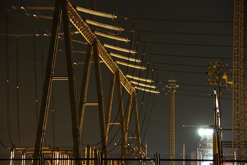 Free At Night Power Plant photo and picture