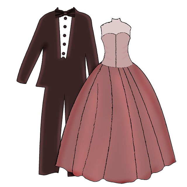 Free few bride and groom man illustration