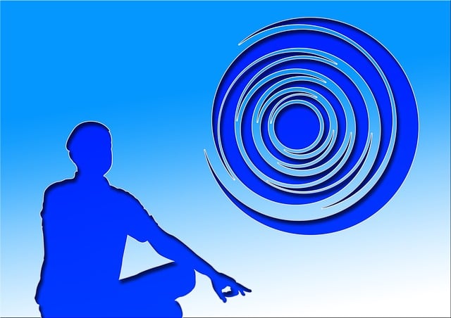 Free meditation silhouettes man illustration