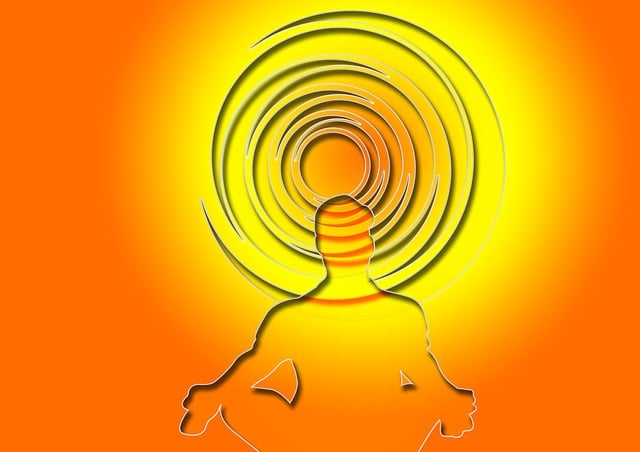 Free meditation silhouettes man illustration