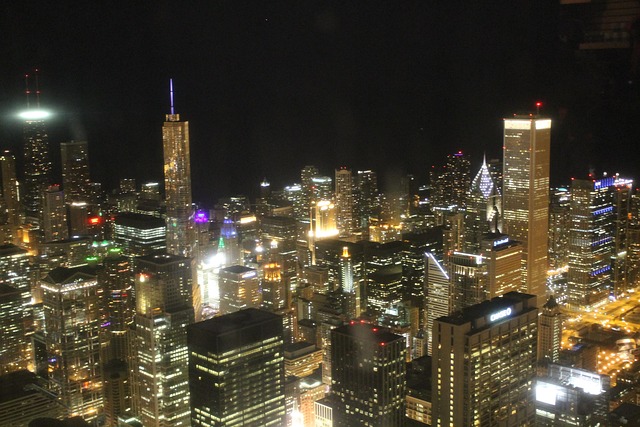 Free Chicago Chicago Night photo and picture