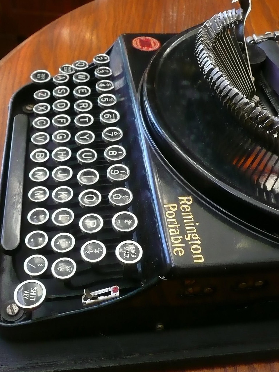 Skrivemaskine, Remington, Transportabel