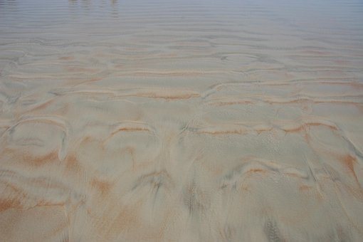 Arena, Textura, Resumen, Playa, Mojado