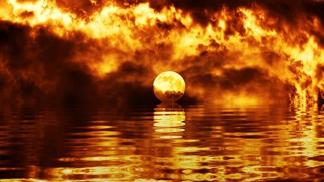 Free sunset dawn dusk illustration