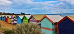 beaches, houses, huts