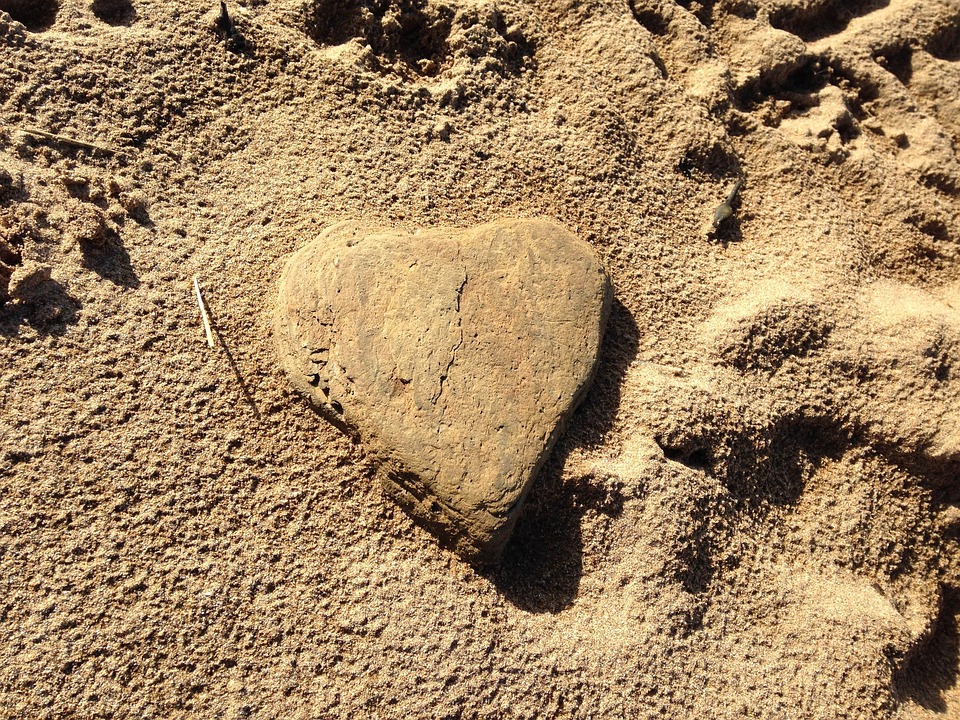 Heart Beach Romance - Free photo on Pixabay