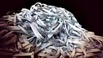 papers, pieces, ribbons