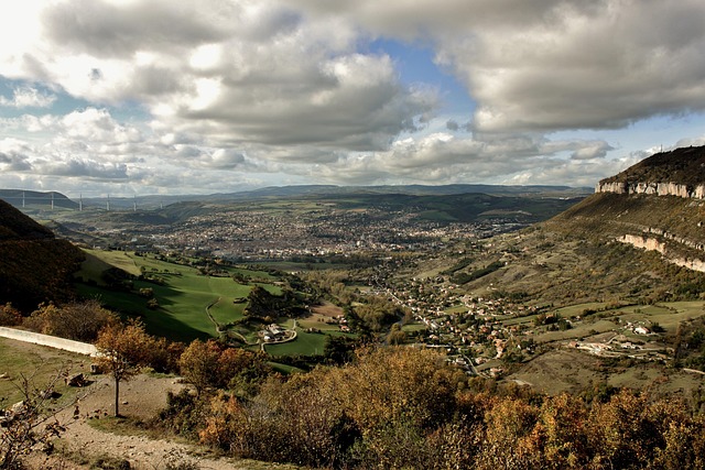 Millau, Landskab, Bro, Dal