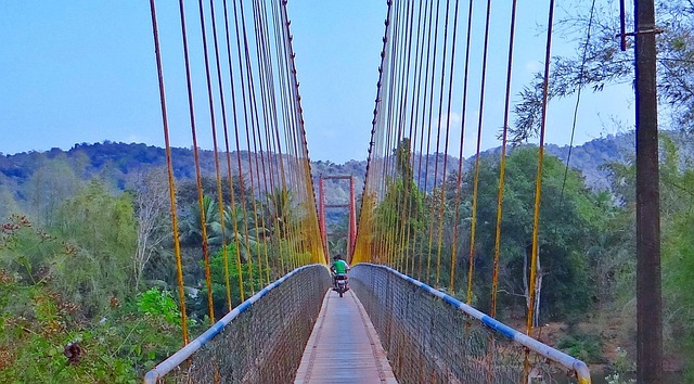 Hanging Bridge Bike Rider Rope - Free photo on Pixabay - Pixabay