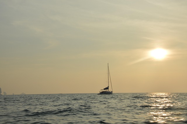 Free Sunset Ship photo and picture