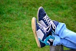 shoes, park, rest