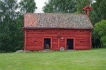 barn, sweden, scenic
