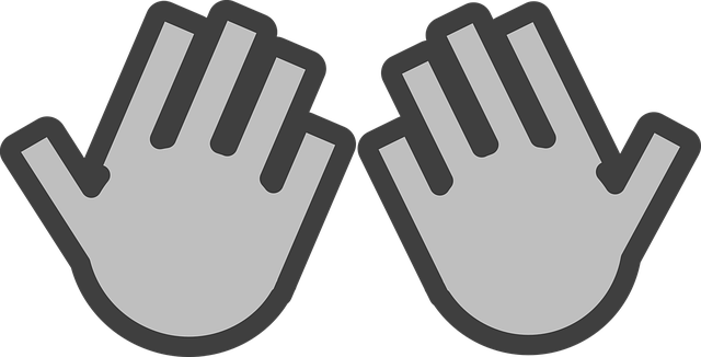 Free hands flat praying vector