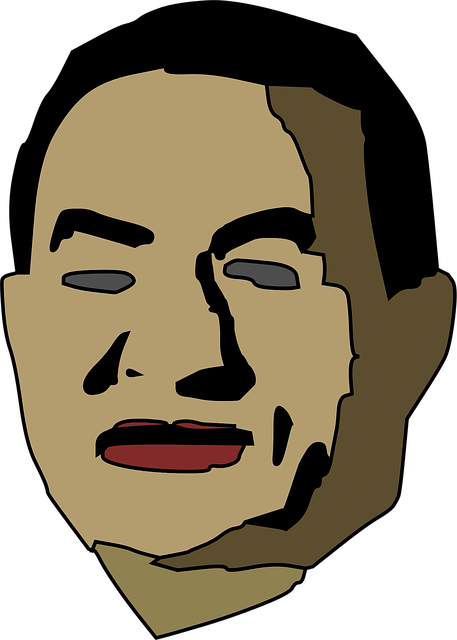 Free egypt president mubarak illustration