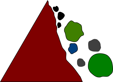 5+ Free Rockfalls & Falling Rocks Vectors - Pixabay