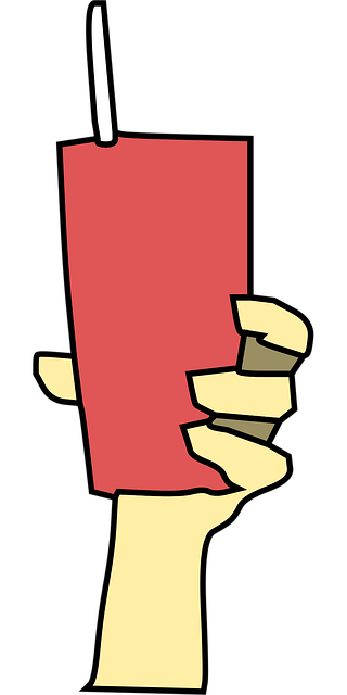 Free glass juice hand vector