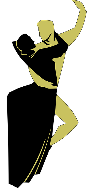 Free dance music couple vector