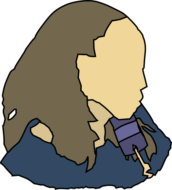 Free phone lady telephone illustration