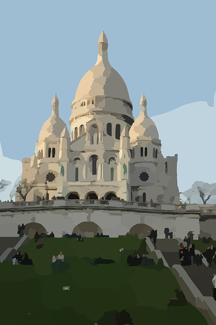 Free sacré-cœur church cathedral illustration