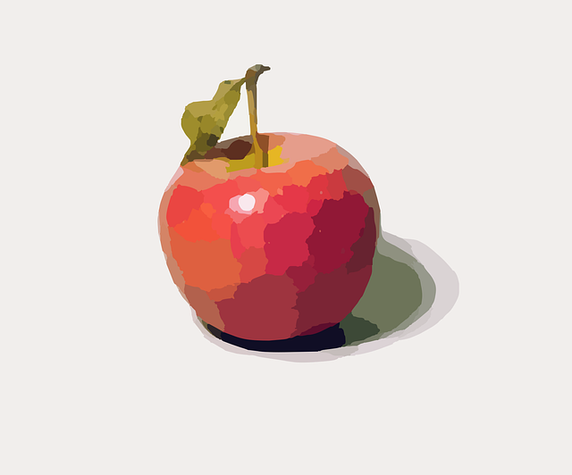 Download free HD stock image of Apple Fruit Free apple fruit red illustration