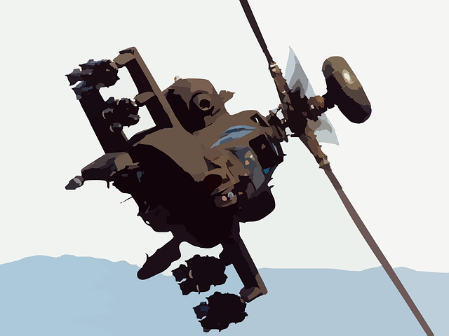 Free helicopter apache silhouette vector