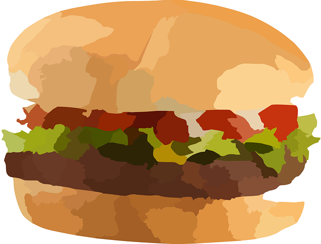 Download free HD stock image of Hamburger Food Free hamburger food burger illustration