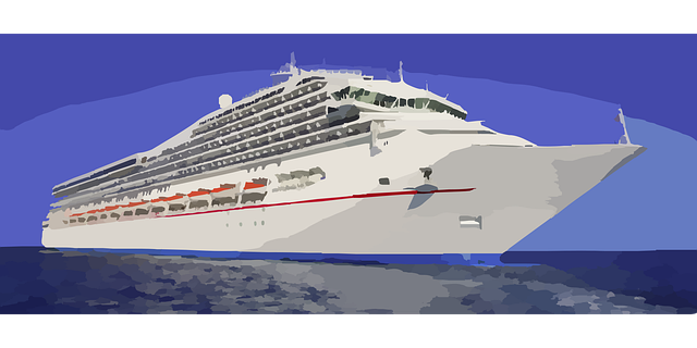 Free cruise ship cruiser ship illustration