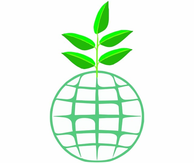Free leaf nature globe vector