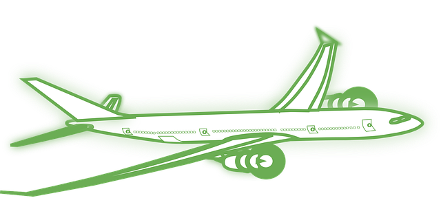 Free airliner airline aircraft illustration