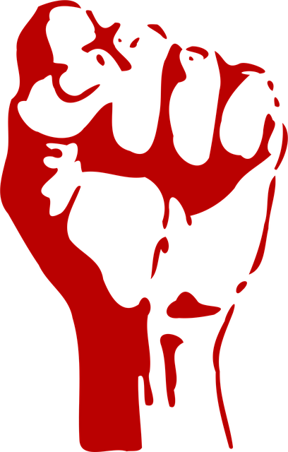 Free fist power fight vector