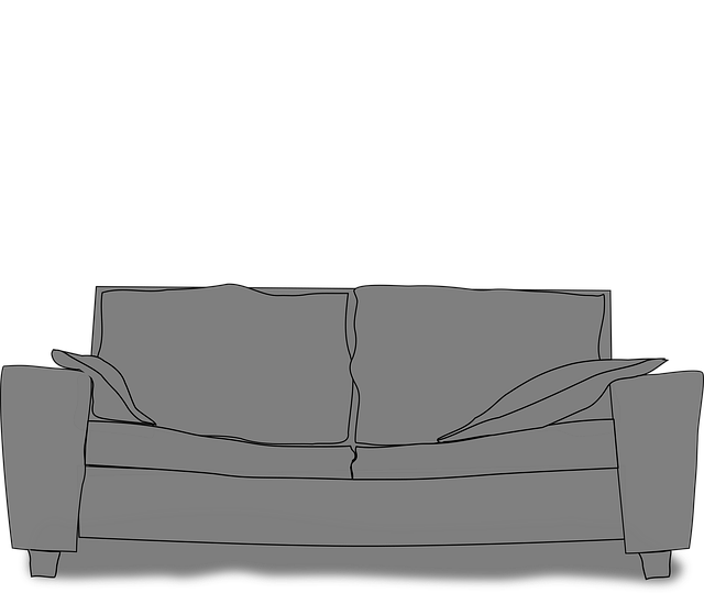 Free Couch Gray vector and picture