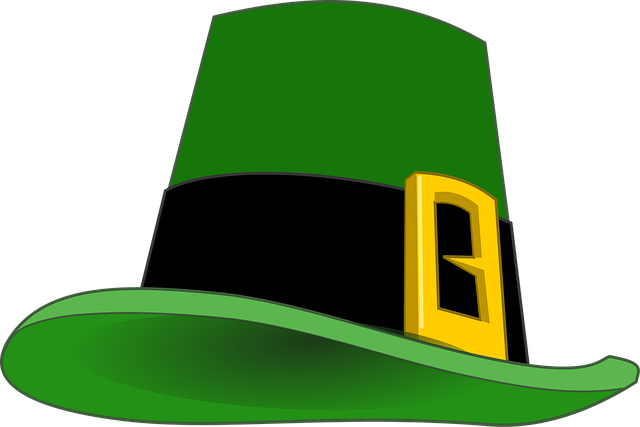 Free green hat leprechaun vector
