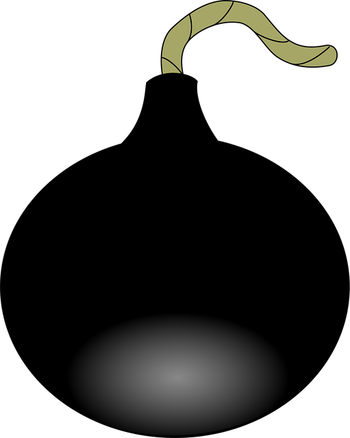 Free bomb explode detonator vector