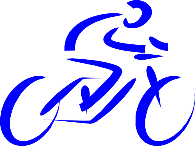 Free racing bike fitness illustration