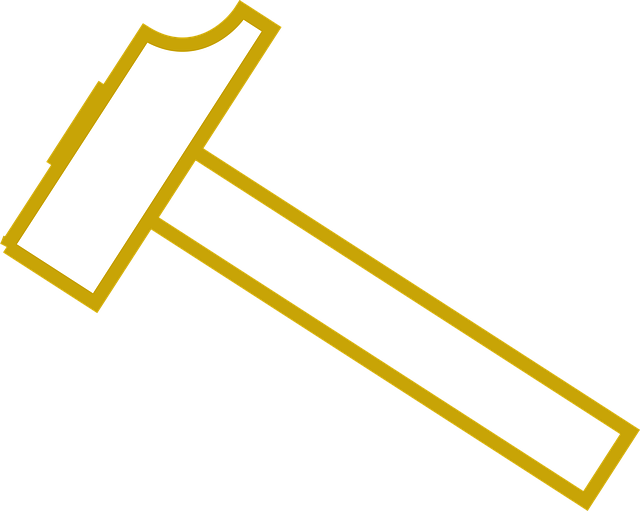 Download Golden, Hammer, Mallet. RoyaltyFree Vector Graphic Pixabay