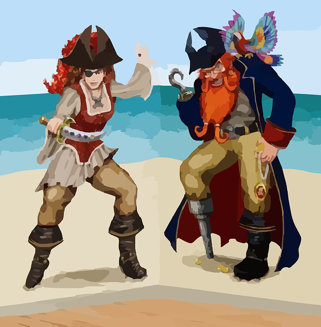 pirates man woman free vector graphic on pixabay daydreaming video