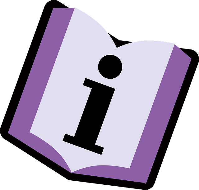 Free book purple information illustration