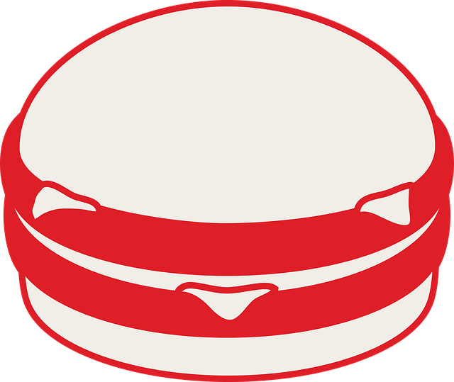 Free burger hamburger fast food vector