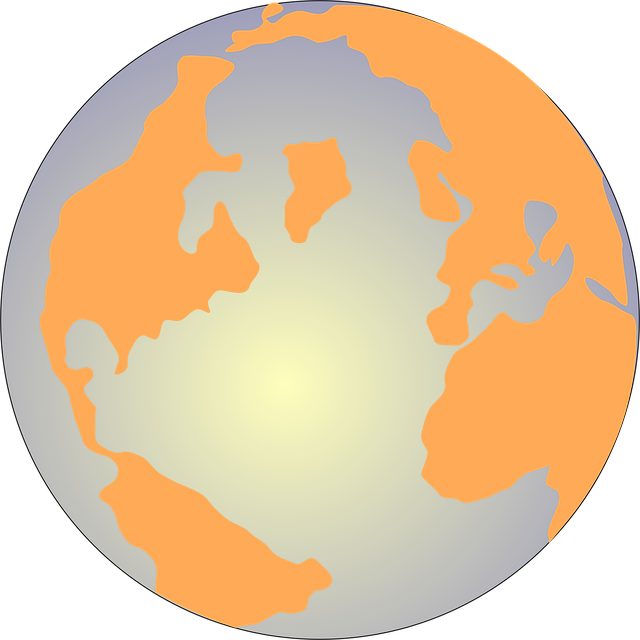 Free globe earth planet vector