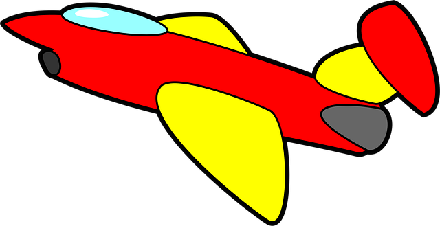 Free Plane Red vector and picture