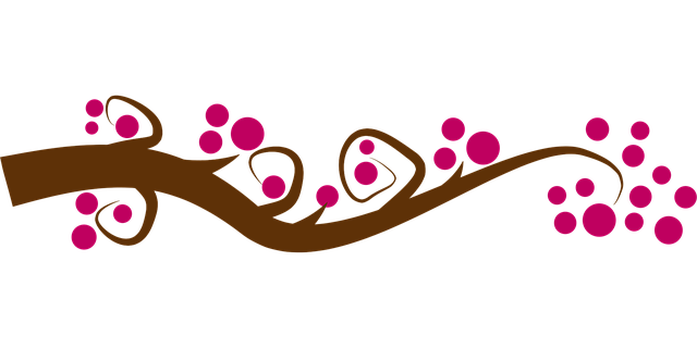 Free branch nature plum blossom illustration