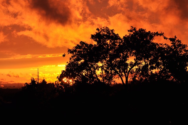 Free Sunset Afterglow photo and picture