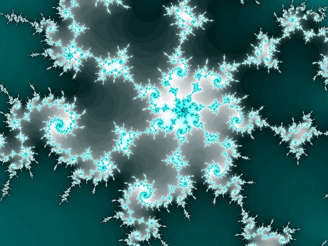 Free fractal rendering spiral illustration
