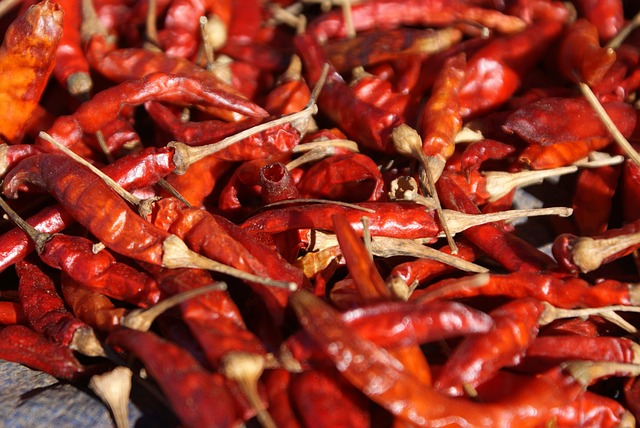 Chili, Chili Peber, Rød, Skarp