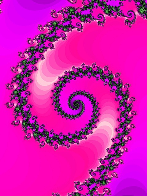 Fraktal, Spiral, Kurve, Wendel