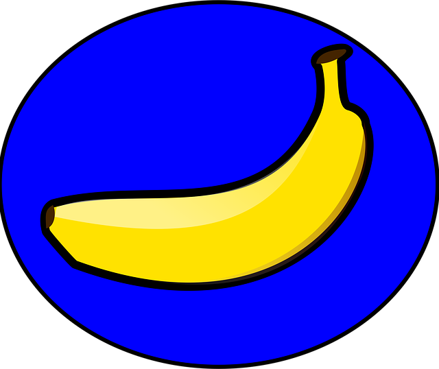 Free banana fruit yellow vector