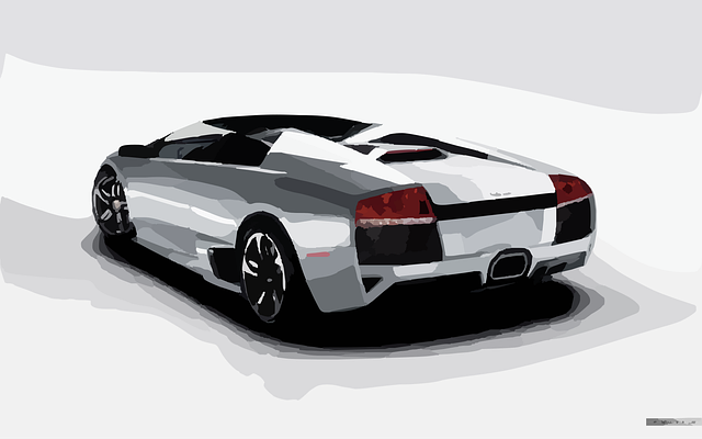 Free lamborghini car racing car vector
