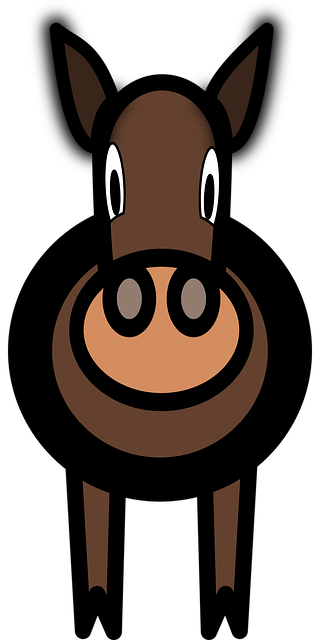 Free horse mule animal vector