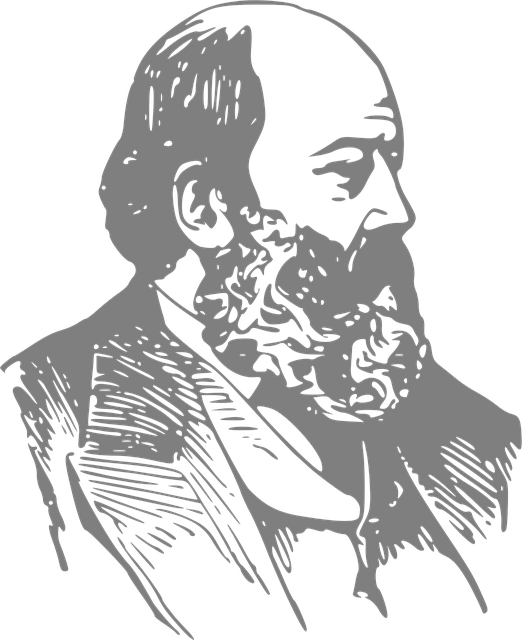 Free man beard old vector