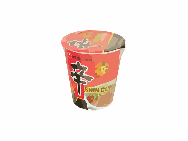 Free noodles cup food vector